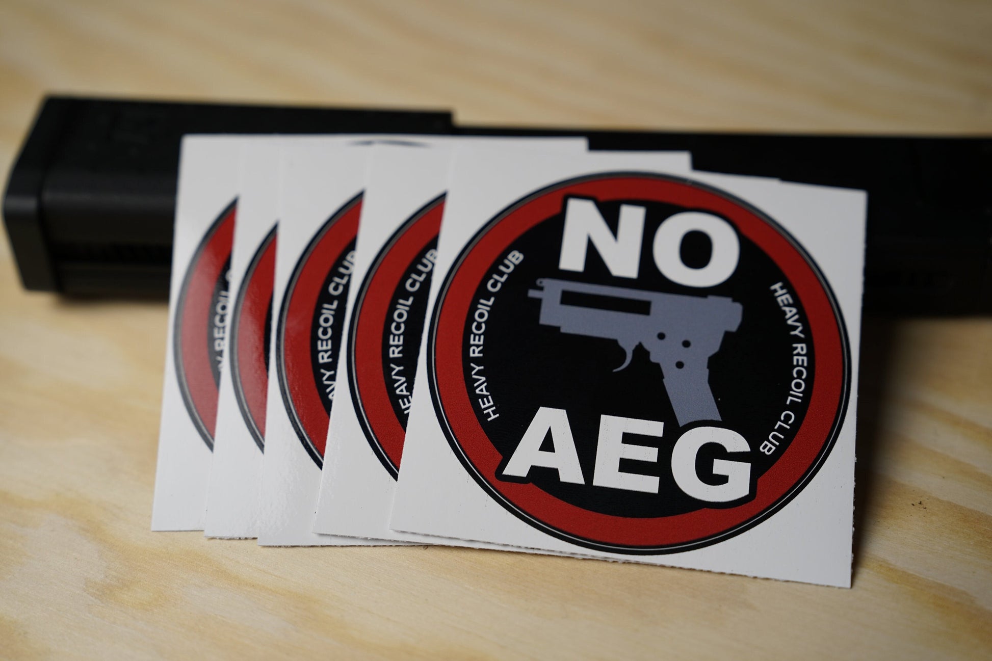 Heavy Recoil Club | 5 pack NO AEG Sticker