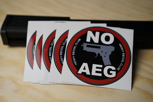 Heavy Recoil Club | 5 pack NO AEG Sticker